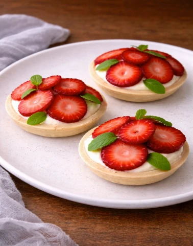 mini tartas frutillas